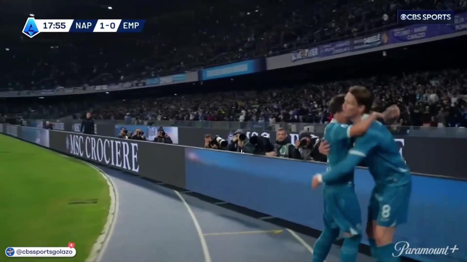 完美進球！麥克托米奈中場帶球一條龍外圍勁射破門！