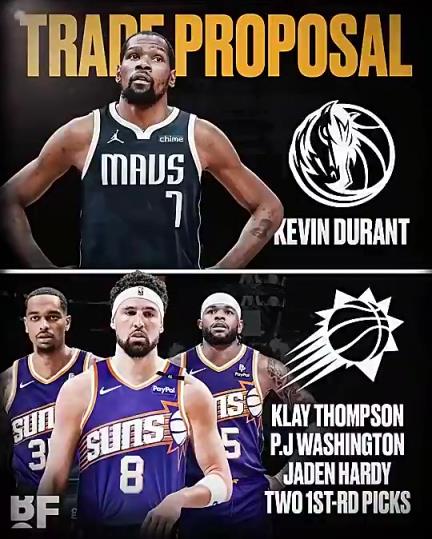 和歐文濃眉組三巨？美媒：獨(dú)行俠可用克萊+PJ+哈迪+倆首輪換KD-